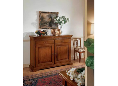 Italiaans stijl meubels dressoir bruin luxe ladekast hout woonkamer