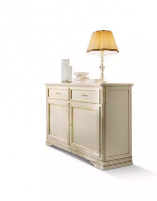 Kommode Dressoir Sideboard Houten Kast Italiaanse Meubels Laden Beige