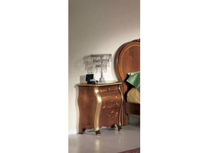 Nachtkastjes Nachtkastje Klassiek design Meubels Hout Bruin Bijzettafels