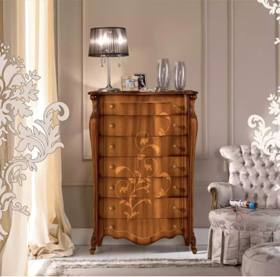 Luxe houten ladenkast in klassieke stijl nieuw woonkamermeubilair