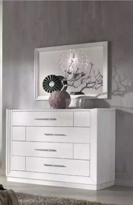 Moderne commode 2-dlg. Set Stijl Moderne commode Spiegel Italiaanse meubelen