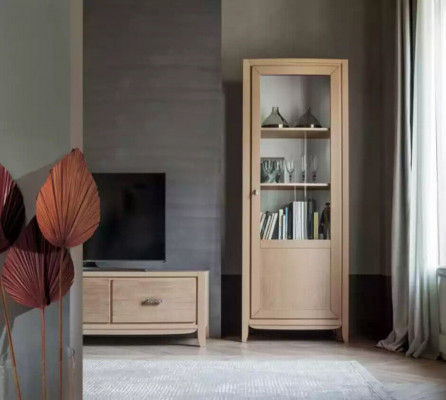 Meubels Hout Vitrine Glazen kast Ladekast Kasten Italiaanse Meubels Nieuw