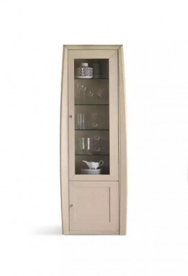 Vitrine Italiaanse meubels Woonkamerkast Glasvitrine Kasten Nieuw