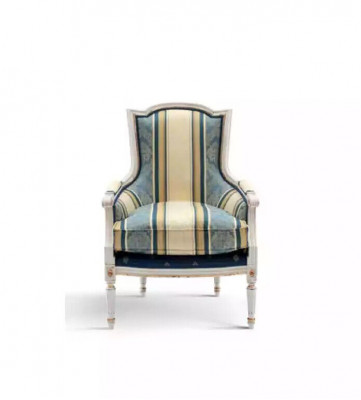 Fauteuil Bank Bekleding 1-Zits Design Luxe Bankstellen Banken Stof Nieuw
