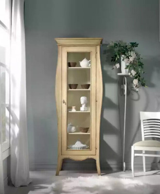 Dressoir Luxe vitrine Glazen kast Klassieke stijl Italiaanse meubels
