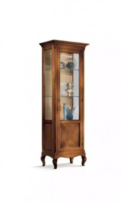 Mebel glazen kast vitrine hout vitrines glas kast planken Italië.