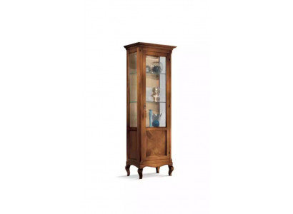Mebel glazen kast vitrine hout vitrines glas kast planken Italië.