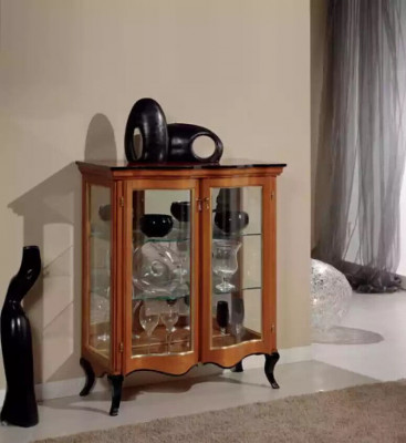 Vitrinekast Klassieke meubels Woonkamerkasten dressoir Italië.