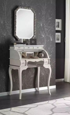 Exclusieve witte ladekast voor de woonkamer, hoogwaardige houten meubels.