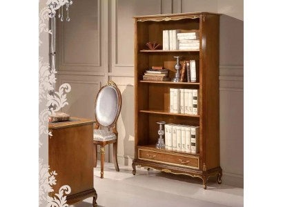 Boekenplank voor de woonkamer Klassiek bruine meubels Houten planken