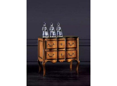 Ladenkast met 2 laden, dressoir houten kast, commodes bruin nieuw.
