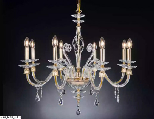 Kristallen kroonluchter kroonluchter hanglamp lamp plafondlamp.