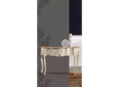 Witte klassieke console slaapkamer houten meubels barokstijl