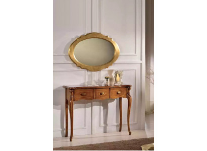 Bruine console tafel Kaptafel Slaapkamer meubels Hout Luxe design