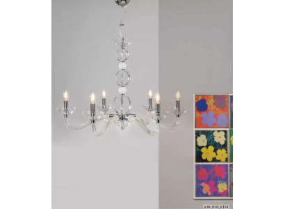 Kristallen kroonluchter plafond hanglampen kroonluchter 6x lampen nieuw