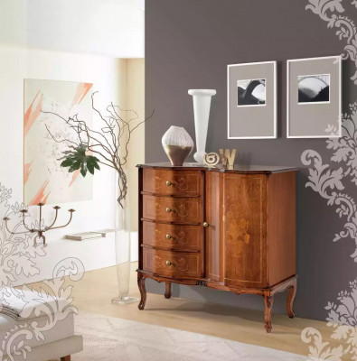 Klassieke ladenkast Luxe opbergconsole met ladenontwerp