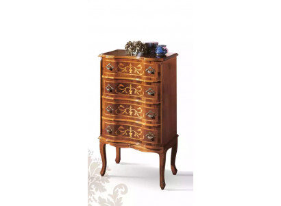 Klassieke Vierdeurs commode bruin houten meubels woonkamer nieuw modern