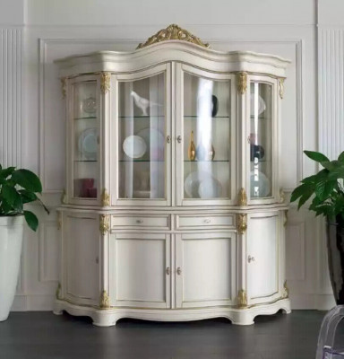 Vitrine Italiaanse luxemeubels Vitrines dressoir kast glasontwerp