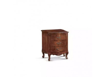 Nachtkastje Luxe Houten Nachtkastjes Tafel Consoles Klassieke Stijl Bruin