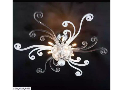 Luxe plafondlamp wit kroonluchter plafondlamp kroonluchter kristallen lamp