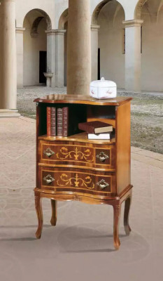 Klassieke Bruine Commode 2 Laden Luxe Houten meubels Woonkamer Nieuw