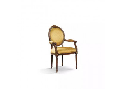Klassieke stoel Armstoel Houten stoel Eetkamerstoel Luxe houten meubels Nieuw
