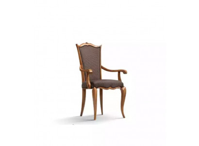 Luxe Nieuwe Fauteuil Stoelen Eetkamerstoel Ontwerp Beklede Stoel Bruin