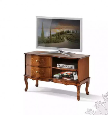 Klassieke ontwerper tv-standaard Luxe dressoir Lage kast Woonkamer Bruin