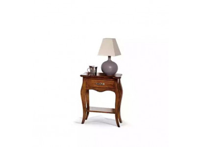 Slaapkamer nachtkastje Klassiek design Meubels Hout Luxe Bruin Nieuw