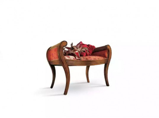 Hocker Inrichting Bank Houten Kruk Houten Zitkruk Luxe Gestoffeerde Bank