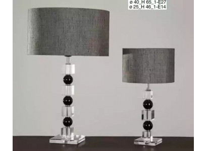Klassieke grijze nachtlamp luxe tafellamp lamp