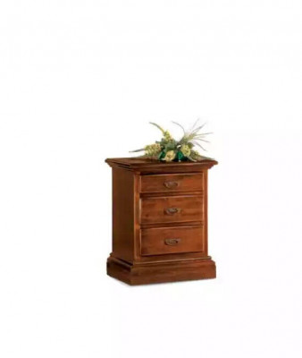 Nachtkastje Ontwerp Tafel Meubels Hout Slaapkamer Bijzettafel Bruin Nieuw