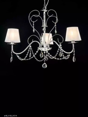 Luxe kristallen hanglamp Stijlvolle 3x lampen plafondluchter