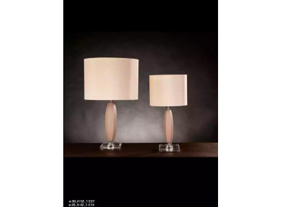 Klassieke Beige Kristal Tafellamp Kroonluchter Bureau Lamp