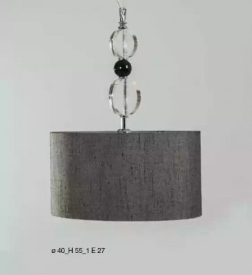 Kroonluchter plafond Kroonluchter grijs Klassieke hanglamp nieuw
