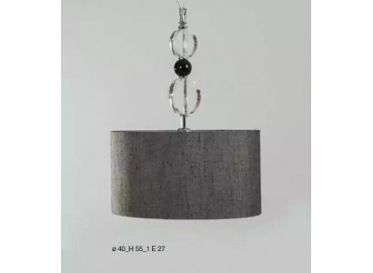 Kroonluchter plafond Kroonluchter grijs Klassieke hanglamp nieuw