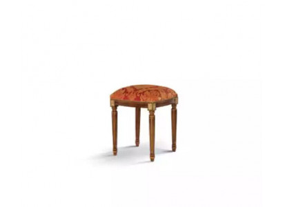 Poef Stoel Ontwerp Bekleding Voetenbank Klassiek Textiel Nieuw Ottomaans