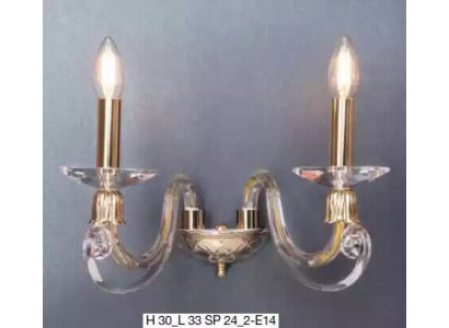 Klassieke wandlamp lamp kroonluchter wandlampen licht kristal