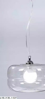 Moderne transparante hanglamp hanglamp plafond kroonluchter ontwerp