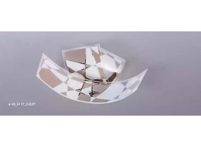 Luxe kristallen kroonluchter 2x lamp modern wit lamp nieuw