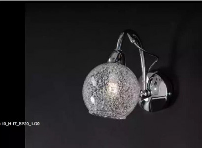 Zilveren wandkroonluchter Klassieke hanglamp Luxe designerlamp.