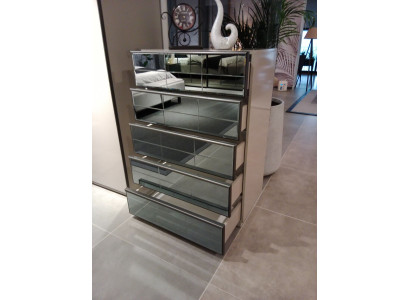 Ladekast glazen ladenkast kast modern dressoir slaapkamer loft nieuw