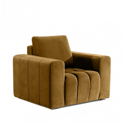 Fauteuil Bank Bank Ontspan Leder Lounge Kussen Club Zitter Luxe TV Design