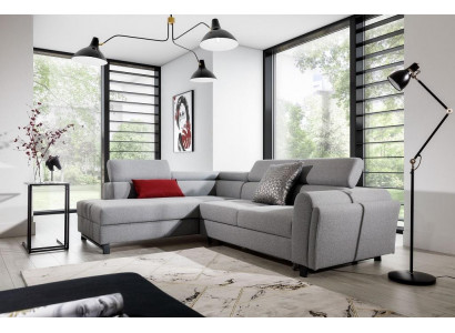 Woonlandschap Hoekbank L Vorm Fauteuil Set Suite Modern Sofa Textiel Zit Hoek