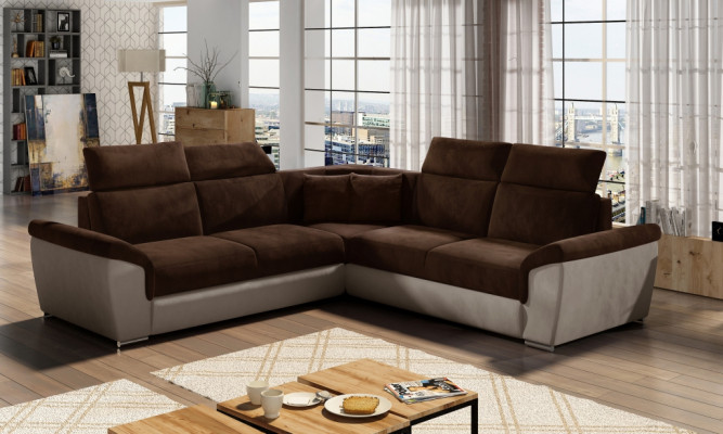 Hoekbank L-vormige woonlandschap designbank bank gestoffeerde zitgroep banken