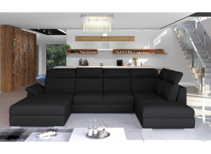 Hoekbank Stof Hoekbank U-vorm Bank Bank Ontwerp Bank Bekleding Textiel Modern