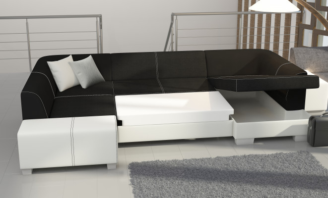 Bank Bank Modern Slaapbank Bank Bedfunctie Bekleed Hoekbank
