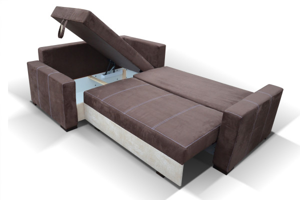 Ontwerp slaapbank bank bekleding woonkamer hoekbank bankstel van textiel.