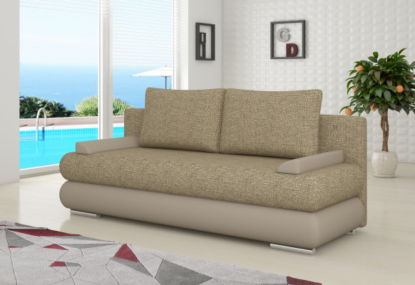 Ontwerp slaapbank bank bekleding 3-zits stoffen bank logeerkamer bankstellen