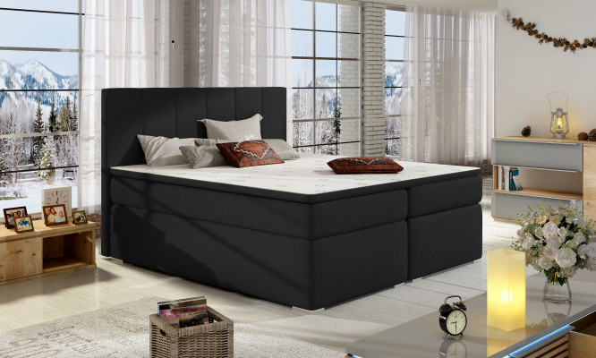Leren bed gestoffeerd bed boxspring bedden 180x200cm bedlade matras